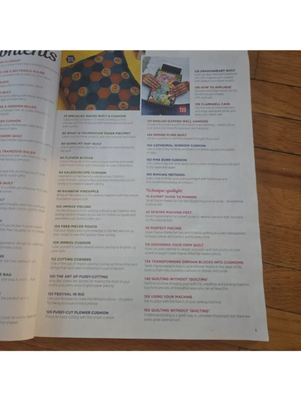 Quilting Patchwork Encyclopedia Magazine Volume 1 - 52 projects